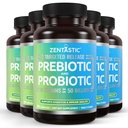 Zentastic probiotics & Prebiotics Supplement - 50 milliárd CFU - a férfiak és nők immun & emésztési egészsége - 16 Strains - Tartály állvány - 300 késleltetett kiadás Veggie kapszula