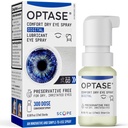 Optáz Comfort Száraz Szemspray - Tartósítómentes mesterséges könnycseppek Alternatív - Száraz szemcseppek egy kényelmes spray - Multi- Use palack, Kontakt lencse széf - .58 fl oz