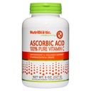 NutriBiotische Ascorbinsäure Vitamin C Pulver, 8 Oz | Pharmazeutische Grad L-Ascorbinsäure, 2000 Mg pro Servieren | Essential Immun & Antioxidant Collagen Support Supplement | Vegan, Gluten & GMO Kostenlos