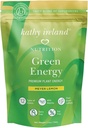 Kathy Ireland Super Greens Energy Powder, Clean Energy Drink Mix Matcha & Green Tea, Immun & Emésztési támogatás kiegészítés, Nincs hozzáadott cukor, Meyer Lemon Flavor, 7.4 oz