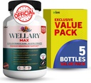 Wellary Max Menopauza támogatás kiegészítés, 40 milliárd CFU probiotikus keverék, 90 kapszula (5)