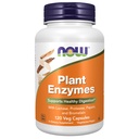 NOW Foods kiegészítők, Növényi Enzimek laktáz, proteáz, Papain és Bromelain, 120 Veg kapszula