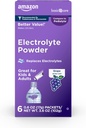 Basic Care Electrolyte Powder Packets for Rehidratation gyerekeknek és felnőtteknek, Grape Flavor, 6 gróf (1-es csomag)