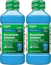 Basic Care Electrolyte Solution Advantage Care PreVital Prebiotics, Blue Málna, Tervezett, hogy segítsen megelőzni a kiszáradás, Replaces Electrolytes, Folyadék és cink, 33,8 fl oz (csomag 2)