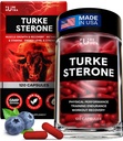 Turkesteron Supplement for men - Organic Turkesteron Supplement for Muscle Growth w / Fadogia Agrestis Pterostilbene