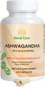 Ashwagandha fekete paprika Ashwagandha kiegészítők - 60 Count Pure Ashwagandha kapszula Immuntámogatás, Energy Boost - Non-GMO Vegan Friendly Ashwagandha Complex