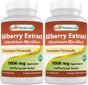 Best Naturals Bilberry 1000 Mg 90 kapszula (90 db 2 darabos csomag)