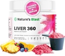 Máj 360 - Máj tisztítás Detox & javítási por tejbogár, kurkuma és articsóka kivonat gyümölcs punch ízű - 30 szervák