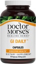 Doctor Morse 's GI Daily - Gut Cleanse - Emésztési támogatás - Intenzív, Teljes Gut Support - Naturotath Formuled - Marshmallow Root, Slippery Elm Bark, Mullein Leaf - 90 kapszula - 45 napos ellátás