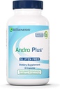 Nutra BioGenesis Andro Plus - Tribulus Terrestris kivonat férfiaknak, Maca Root kiegészítés férfiasság Muira Puama, Egészség és Wellness támogatás - 90 vegetáriánus kapszula