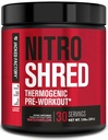 Jacked Factory NITROSURGE Shred Pre Workout Supplement - Energy Booster, Instant Strength Gains, Sharp Focus, Powerful Pumps - Nitric Oxide Booster & PreWorkout Powder - 30Sv, Görögdinnye