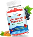 High Bioavailable Glucosamine Chondroitin Gumies Turmeric & MSM, Boswellia -Joint Support Supplement - Kartilage Support, Rugalmasság & Strength - 60 Gumies