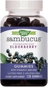 A természet útja Sambucus Elderberry C-vitaminnal és cinkkel, 120 gumicukor