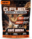 G Üzemanyag fehérje + Energy Drink Powder, Pre Workout koffein Mix játék, Sugar Free Focus Amino, Vitamin + Antioxidánsok, 19oz (Cafe Mocha, 20 szerváció)