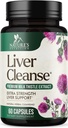 Májtisztítás Detox & javítási képlet - 20- in1 Advanced Máj Support Supplement with Silymarin Milk Thistle, Gyermekláncfű Gyökér, Articsóka kivonat, Turmeric, Kolin, & Beetroot - 60 Veggie kapszula