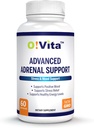Advanced Adrenal Support with Ashwagandha, Panax Ginseng, Supports Adrenal Gland Health 2- hónap ellátás (60 Non-GMO kapszula)