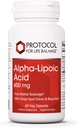 Protocol Alpha Lipoic Acid 600mg - Grape Seed kivonat és Bioperine - 60 Veg Caps