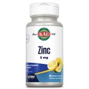 KAL Cink 5mg tabletta - Cink kiegészítők nők és férfiak számára, Immuntámogatás, Fast- oldás optimális felszívódáshoz, természetes citromíz, vegetáriánus - 60 Micro tabletta