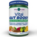 Vital Planet - Vital Gut Boost Powder by Brenda Watson, PBS Gut Check Hope Supplement with Fiber 35, Omega 3 Oil, probiotics, and Digestive Enzimes, 8.1az, 230 Grams, 30 Servings