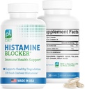DAO kiegészítők hisztamin Blocker - Advanced DAO Enzyme Formula és C-vitamin hisztamin Digest & Intolerancia támogatás - Diamin oxidáz DAO kiegészítés, 30 kapszula