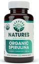 USDA Organic Spirulina Tablets - Non-GMO Green Superfood Supplement: 3000mg Fresh Blue Green Algae, Vegan, Gluten Free, Sustainable Grown, Pesticides Free and Non-Irradiated, 500mg per Tabletta, 180"