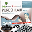 Természetes tiszta shilajit tabletta Analóg nyers resin mumiyo száraz cseppek 60 tabletta - 200mg 100% Himalája kiegészítés 85 + Trace Ásványok energia és anyagcsere, Immuntámogatás - Ideális férfiak és nők számára