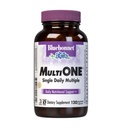 Bluebonnet Táplálkozás Multi One (Vas) növényi kapszulák, teljes teljes spektrumú többszöri vitamin kiegészítés, B Vitaminok, Gluten & Milk mentes, kóser, 4 hónapos ellátás, 120