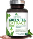 Zöld tea kivonat kapszula 1000mg 98% Szabványos EGCG - 3X Erő természetes energiához - Szívtámogatás polifenolokkal - Gyengéd koffein - 120 kapszula