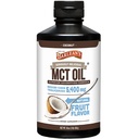 Barlean MCT olaj kiegészítés, Kókuszos ízesítésű Keto kávé, Emulgeált krémes folyadék Szirup 5,400mg Plant- alapú MCT, hogy támogassa az energia, Fókusz és Wellness, 16 oz