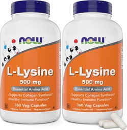 Most L- Lysine 500 mg, 360 Vegetáriánus kapszula (2 db-os csomag)