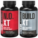 Jacked Factory Muscle Builder Supplement Stack - Épített XT Muscle Builder & N.O. XT Nitric Oxide Boosting Agent for Dual Support (30 napos ellátás)
