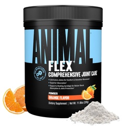 Állati Flex Powder - Joint Support for Pain Relief, Javítás és Restaurálás Muscles with Turmeric, Glucosamine, Chondroitin, MSM, Collagen and Boswellia, Great Tasting Orange Flavor, 30 Scoops