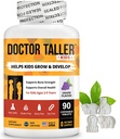 Doctor Taller Kids - Kids Multivitamins, Toddler Vitamins - Support Bone Strength, Enhanced Immunity with Calcium, Multivitamins for Ages 2 to 9 - Grape Flavor - 90 Chewable Tablets You 124; 6 Weeks Supply