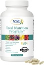 NWC Naturals Total- Nutrition Program Multivitamin Enzimes Plus Prebiotikumok és probiotikumok kiegészítés, Teljes ellátás a férfiak és nők, Vegetáriánus Természetes Teljes Élelmiszer Vitaminok, 270 kapszula