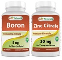Bór 5 mg & Cink citrát 30 mg