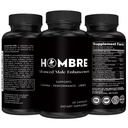 Hombre Férfi Enhancing Supplement - Hozzáadás 2 60 nap A bővítési tabletták a férfiak izom növekedés - növelése méret, erő, állóképesség - tartósság, teljesítmény, energia booster - 60 kapszula