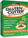 Egészséges emésztések Gluten Cutter Enzyme Forma - Segít javítani a testedet Gluten emésztés és asszisztálás a Breaking Down Wheat, tejszín és egyéb gabonák - kapszula - 30 szervadékok