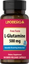 Lindberg L Glutamin Capsultation for Women and Men Aviation 124; 500mg Aviation 124; 100 Pills