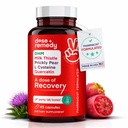 Egy adag Recovery 124; Máj Detox 124; Készült USA-124; USDA - 124; Hidratációs támogatás a jobb reggeli helyreállítás ázsiai Flush - 124; Dihydromyricetin DHM, Quercetin, B-vitamin, Milk Thistle, Prickly Pear, - 124; (45 tabletta)