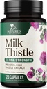 Milchdistel-Extrakt - Leberreiniger Detox & Repair Formula - Natürliche Milchdistel mit Silymarin Marianum & Dandelion Extrakt - Natürliche Kräuter-Lebensmittel-Gesundheitsergänzung - Made in USA - 120 Kapseln