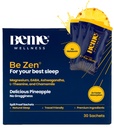 BeMe BeZen alvászavar kiegészítés természetes Melatonin nélkül - 2X Felszívódás Than Pills - Alvászavarok Felnőttek Magnéziummal, Ashwagandha, Kamilla, L- Theanine & GABA - Finom ananász