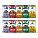 Laird Superfood Functional Protein Bars - Fehérje Bár, de jobb a Real Ingredients, Funkcionális gombák 10g Plant- alapú fehérje, 6g Fiber - Non-GMO - 5 Flavor variety Pack, 10 Count (1-es csomag)