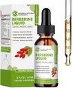 Berberine Supply folyékony cseppek, Berberine Ceylon fahéj, Turmeric, Resveratrol, Bitter Melon, & More- Extra Strength Vegan Supplement, Támogatja az immunrendszert és az emésztőrendszert