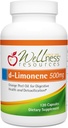 Wellness Resources High Potency d- Limonene Capsules 500mg, 120 kapszula - Narancshéjkivonat emésztőszervi megbetegedésekre, szívégésre, savas refluxra, méregtelenítésre
