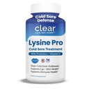 Lysine Cold Sore kezelés az ajkak - Lactobacillus Rhamnosus, Acidophilus és C-vitamin - Cold Sore Supplement for Lip & Skin Health, Immun Support & Prevention - 360 kapszula