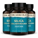 Dr. Mercola Silica Collagen Builder - Plant- Based Silica Supplement to Support Skin, Hair, Kail & Bone Health - Non-GMO, Gluten- Free & Soy- Free - 180 kapszula (90 szerváció)