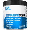 Pure Vegan L- Glutamin por kiegészítés - Evlution Nutrition Nitric Oxide booster 5g L Glutamin kiegészítés post edzés helyreállítás javított szivattyúk Gut Health Energy és immunitás - ízesítetlen