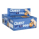 Quest Nutrition Blueberry Muffin Protein Bars, 20g Protein, 2g Sugar, 5g Net Carb, Gluten Free, Keto Friendly, 12 gróf