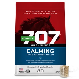 Formula 707 Calming Equine Supplement 10 lb Bag - 80 Servings - Szorongás és fokozott összpontosítás lovakra - L- Tryptophan, Tiamin & Magnézium