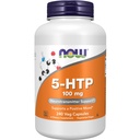 NOW Foods kiegészítők, 5- HTP (5- hidroxitriptofán) 100 mg, Neurotranszmitter Support *, 240 Veg kapszula